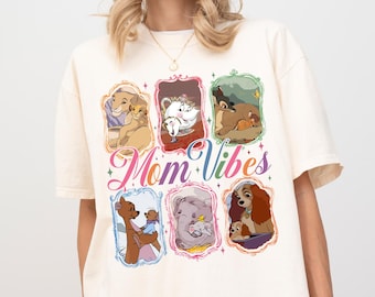 Comfort Colors Disney Mom Vibes Shirt, Retro Mothers Day Shirt, Mama Shirt, Funny Disney Mom Shirt, Disneyland Shirt, Gift For Mom
