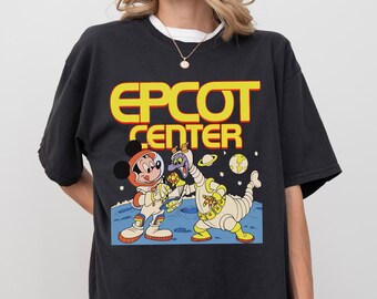 Comfort Colors® Epcot Center Shirt, Mickey And Figment Shirt, Disney Family Vacation Shirt, Walt Disneyworld Shirt, EPCOT World Tour Shirt