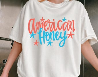 4th Of July Comfort Colors Shirt, Independence Day Shirt, American Honey Shirt, USA 250th Anniversary Shirt, Patriotic 250 USA Shirt