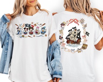 Comfort Colors® Disney Pirate Shirt , Disney Family Vacation Shirt, Pirate Mickey Shirt, Mickey And Friends Shirt, Disney Cruise 2026 Shirt