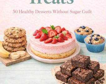 Libro de recetas en PDF / Libro de cocina digital / Planificador de comidas y tarjetas de recetas / Libro electrónico de repostería (descarga instantánea)