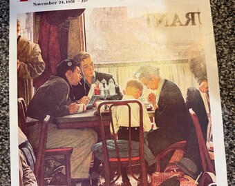 3 Vintage Saturday Evening Post Prints  CPC 1926-1929-1951