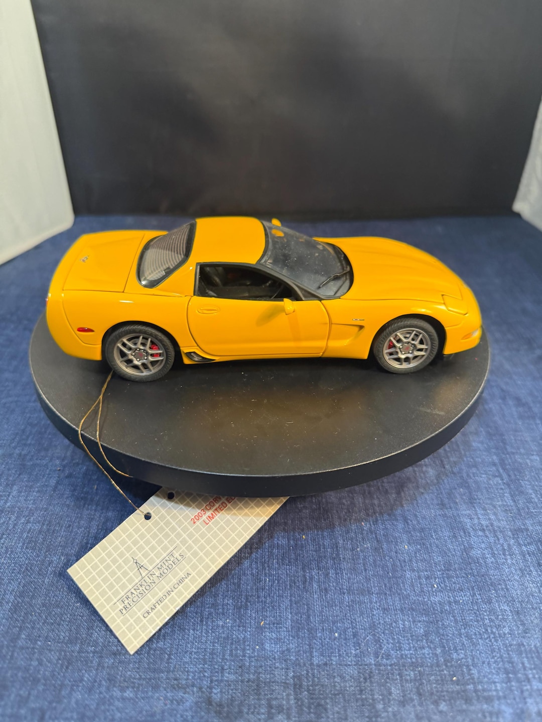 Franklin Mint 2003 Chevrolet Corvette Z06 Limited Edition Hardtop