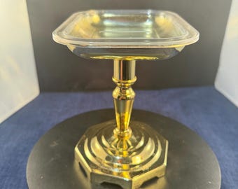 Vintage Gold soap dish with insert