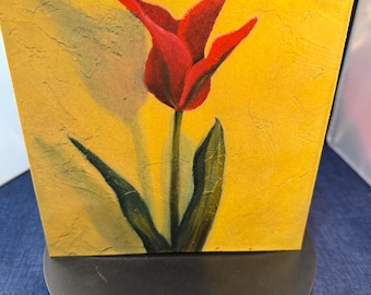 Vintage Limited Edition Handcrafted Tulip box Visual Spaces Monteal  #139