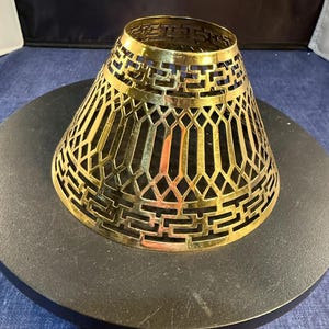 ヴィンテージ　ランプシェードスタンド　アールデコ調 Vintage 1920s lamp shade - Etsy 日本