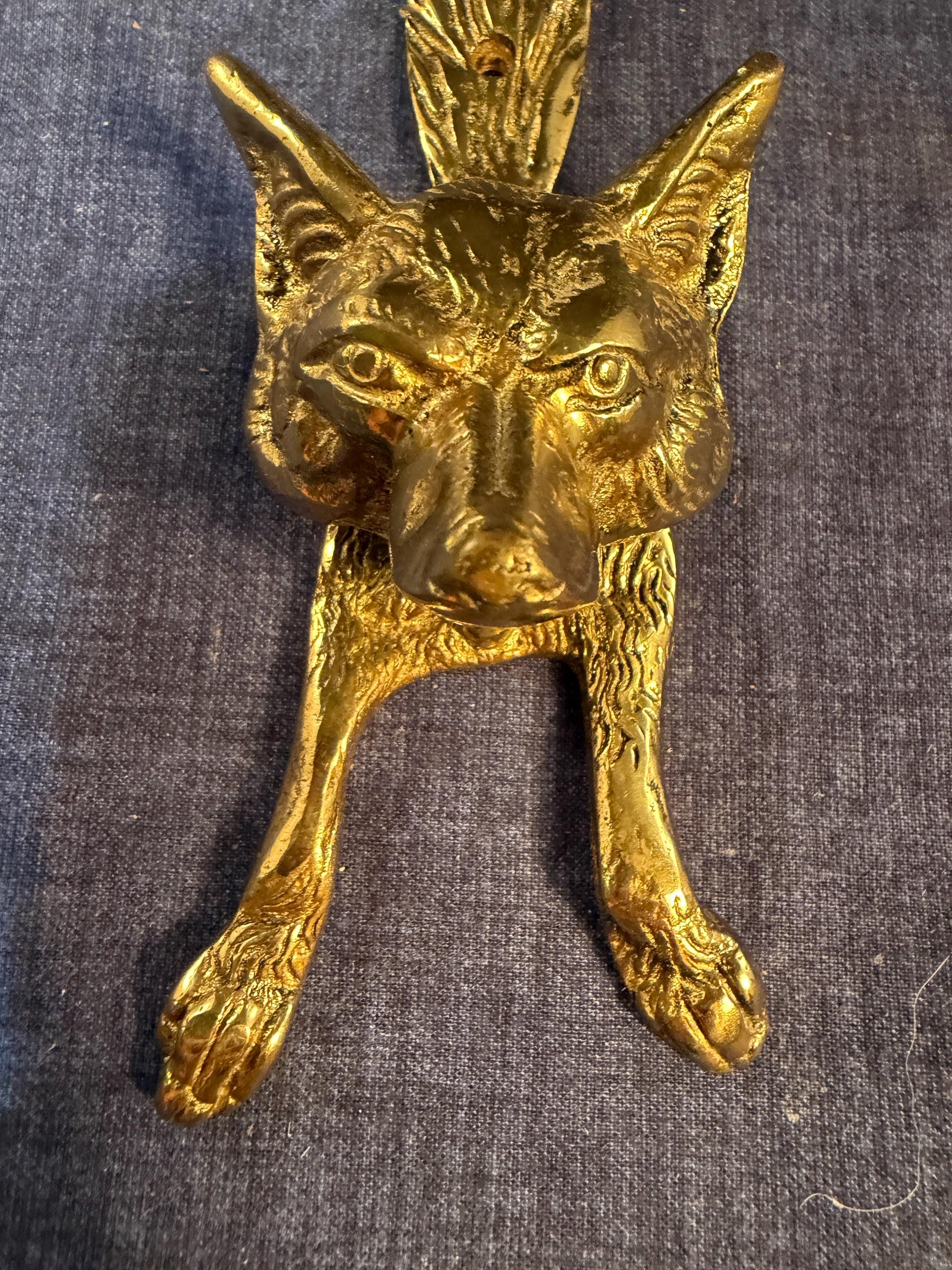 Vintage Fox Door Knocker - Etsy