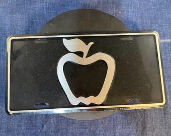 Vintage Novelty Apple Licence Plate
