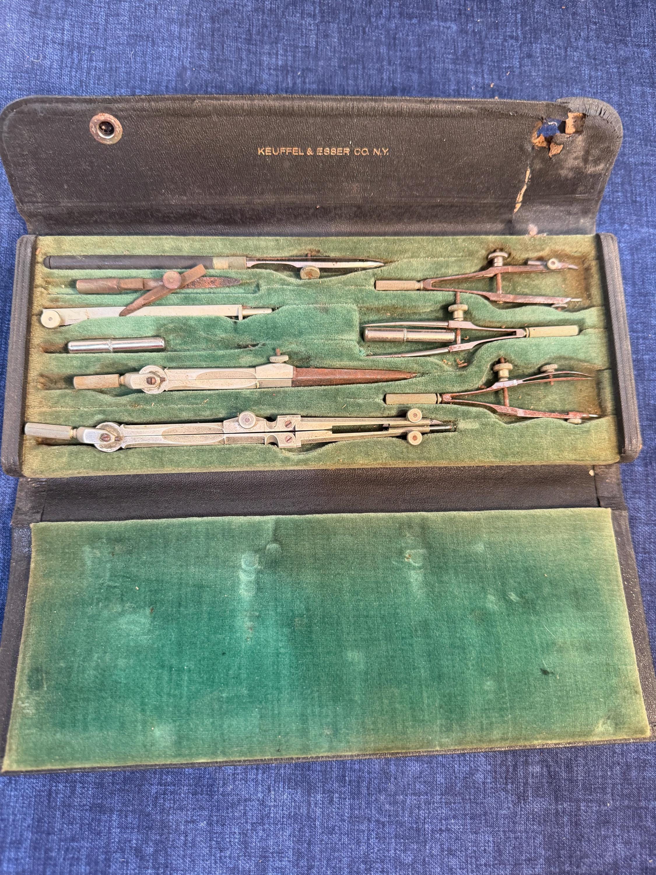 Vintage Keuffel and Esser Drafting Set - Etsy
