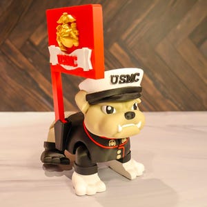 U.S. MARINE 犬の陶器置物 Marine Devil Dog Statue - Etsy