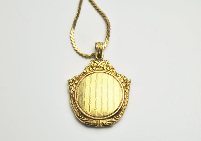 Vintage 1920/'s 12 K Gold Filled Hayward Double Locket Pendant Fine Jewelry Necklace Choker Gift For Her on Etsy
