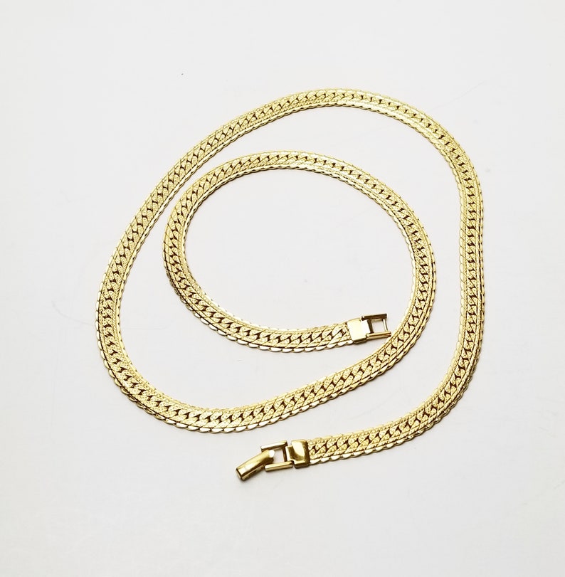 Signed Napier Decorative Designed Vintage Fancy Chain Necklace 1970/'s Vintage Costume Jewelry on Etsy