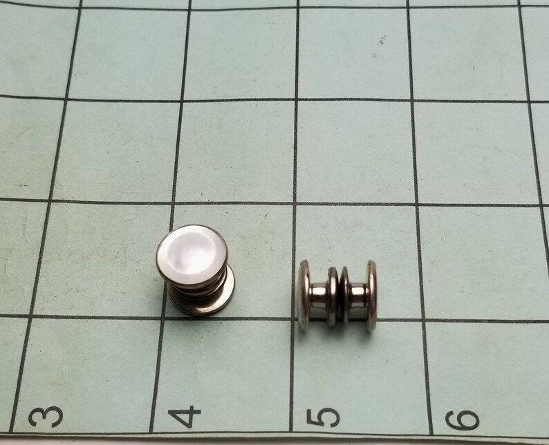 Gift For Him 1920/'s Collectible Cuff Links Fancy Formal Dress Men/'s Man/'s Fathers Day Mother of Pearl Snap Link CUFF LINKS