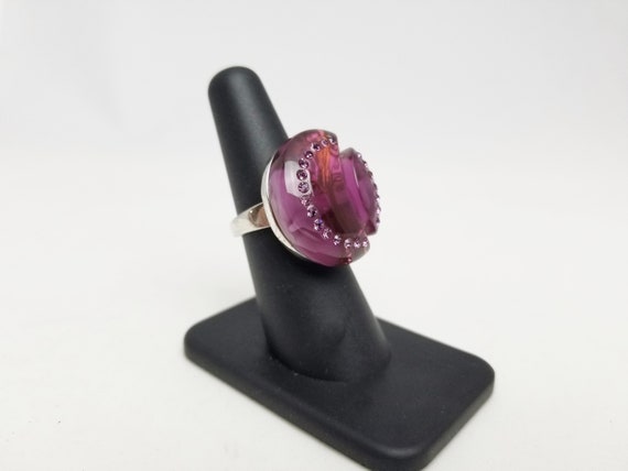 Chunky, Unique, Bold, Designer Statement Ring - V… - image 6