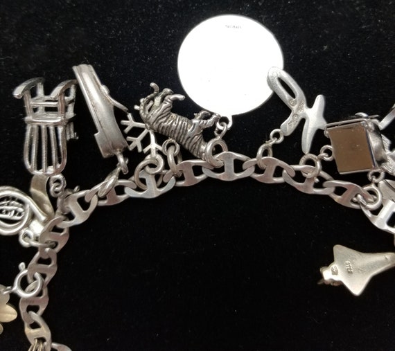 Vintage Sterling Silver Loaded 17 Charms, Charm B… - image 9