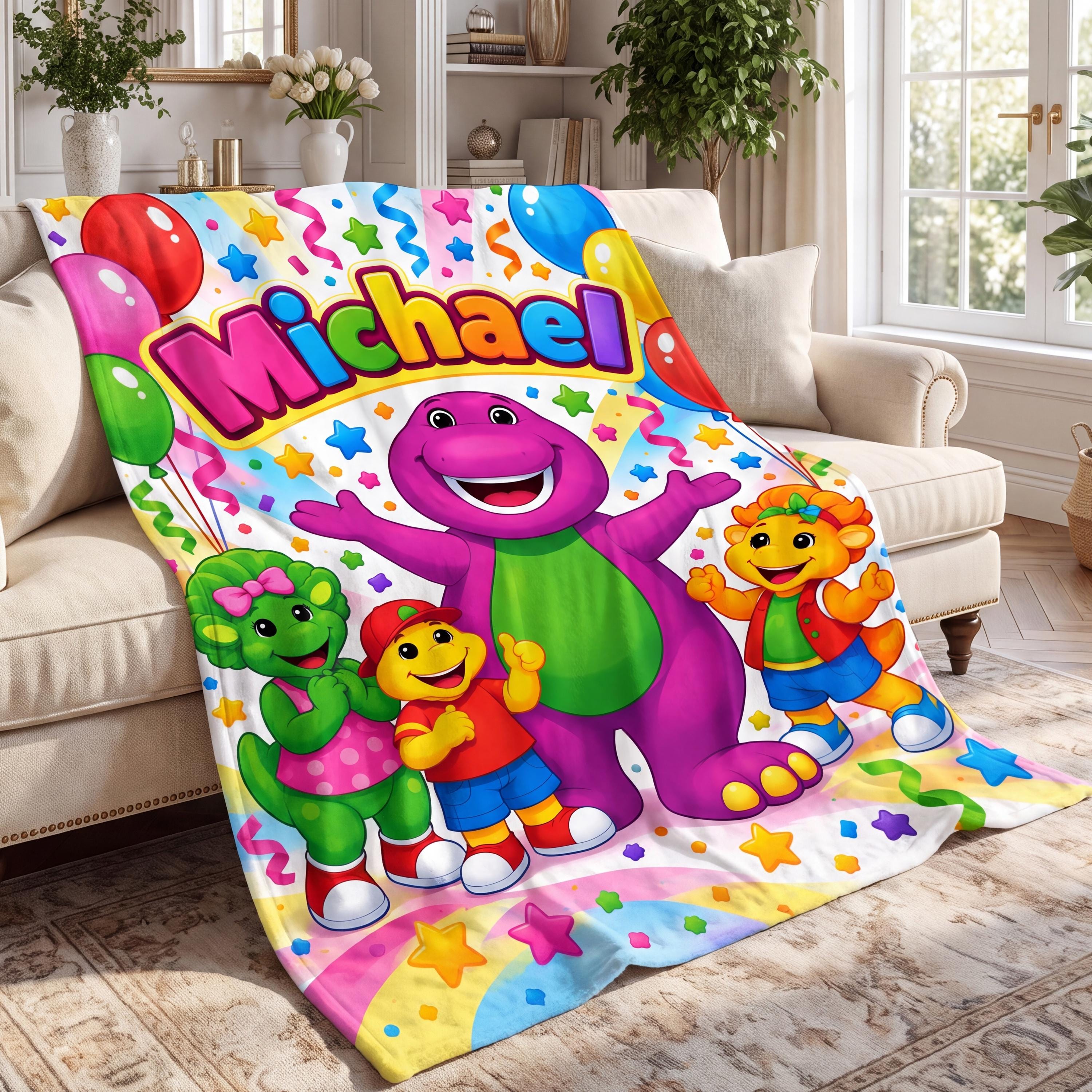 Barney Bedding - Etsy