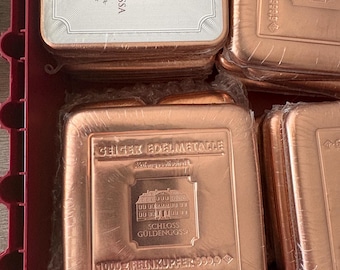 10oz Germania Mint Copper Bar – .9999 Fine Cast Bullion – Premium