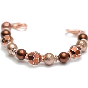 ROSE GOLD Medical Alert Bracelet | Woman Stretch Medical Bracelet Replacement Band | Interchangeable Medical ID Bracelet | Bronze Antique