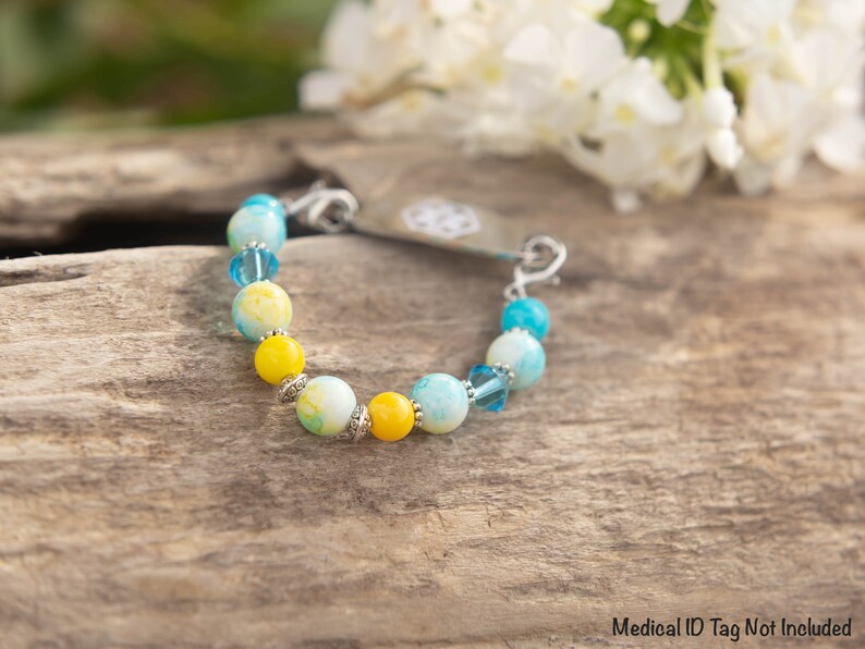 Medic Alert Bracelet Stretch Medical ID Bracelet Replacement Etsy