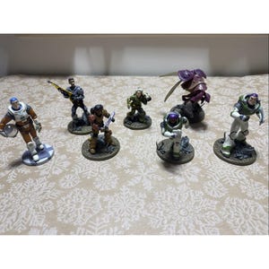 Buzz Lightyear Movie Characters Figure Lot of 7 – Disney Pixar Lightyear Toys image 1