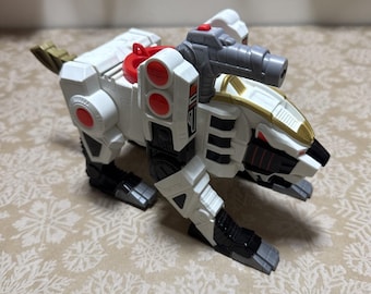 Stellen Sie sich ein Tier von der Power Rangers White Ranger's Tiger Zord Tigerzord vor