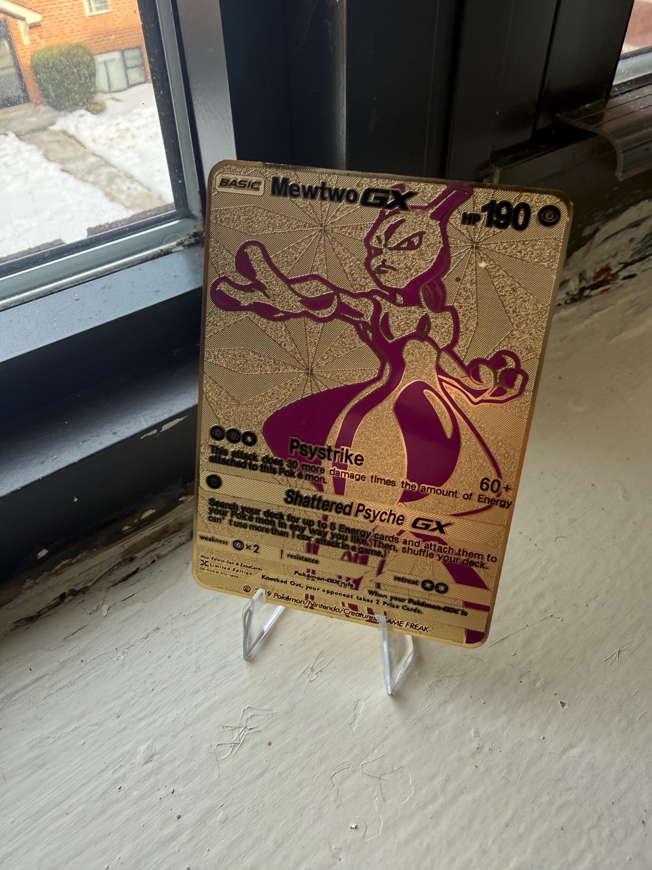 Mewtwo Metal Cards - Etsy