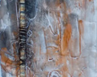 Horizon on the Vertical - Night Skies (2)   12" x 27.5"  (sold)