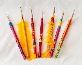 Wrapped Pencils by Tamara