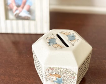 1990's Beatrix Potter Peter Rabbit Money Bank
