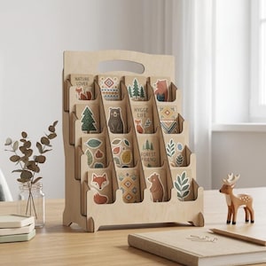 Hölzerner Tabletop-Ausstellungsstand, hölzerner Ausstellungsstand für Handwerksmesse, Markt-Ausstellungsstand-Holz, Ausstellungsstand für kleine Einzelteile mit Griff