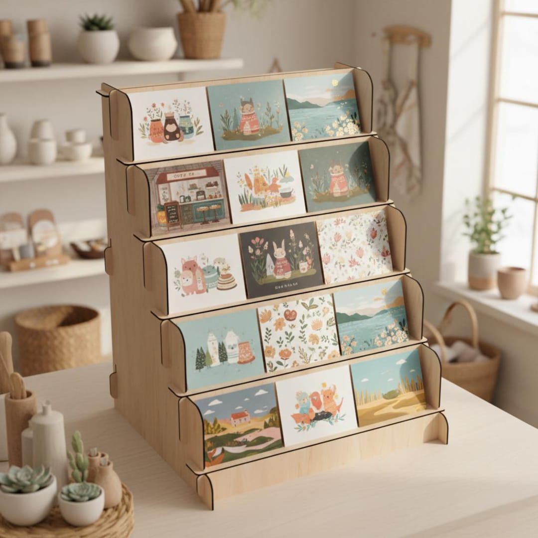 Greeting Card Rack, Greeting Cards Holder, Greeting Card Rack Tall ...