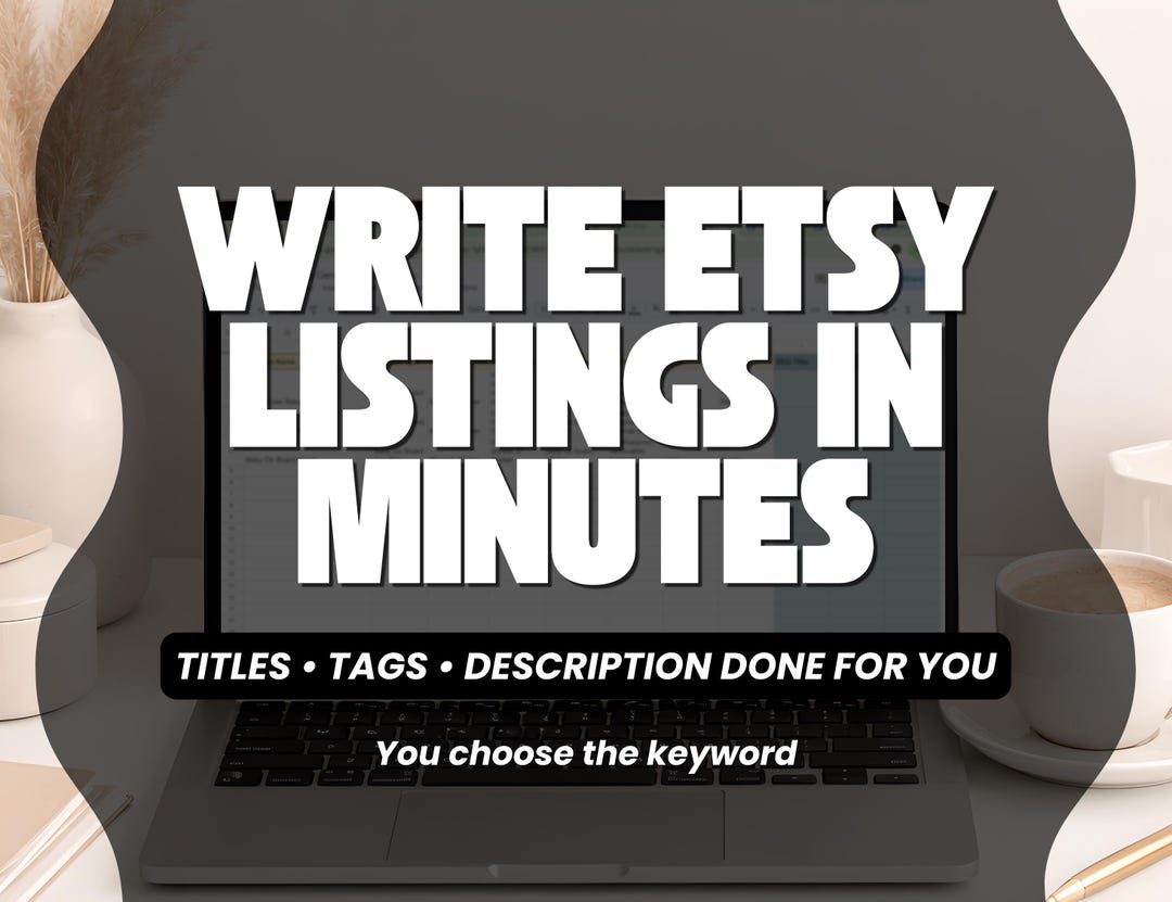 AI Etsy Listing Generator Tool SEO Optimized Titles Tags Description ...