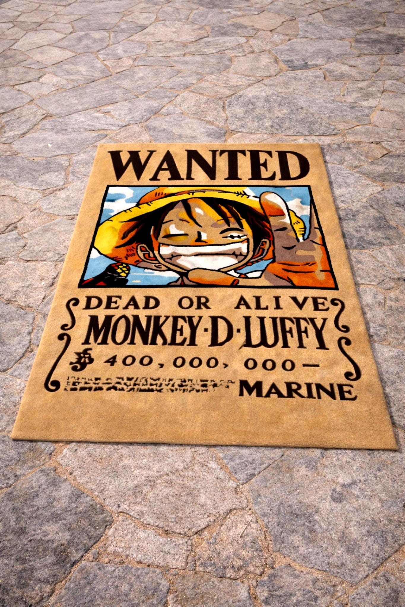 One Piece Wanted Poster Rug - Etsy