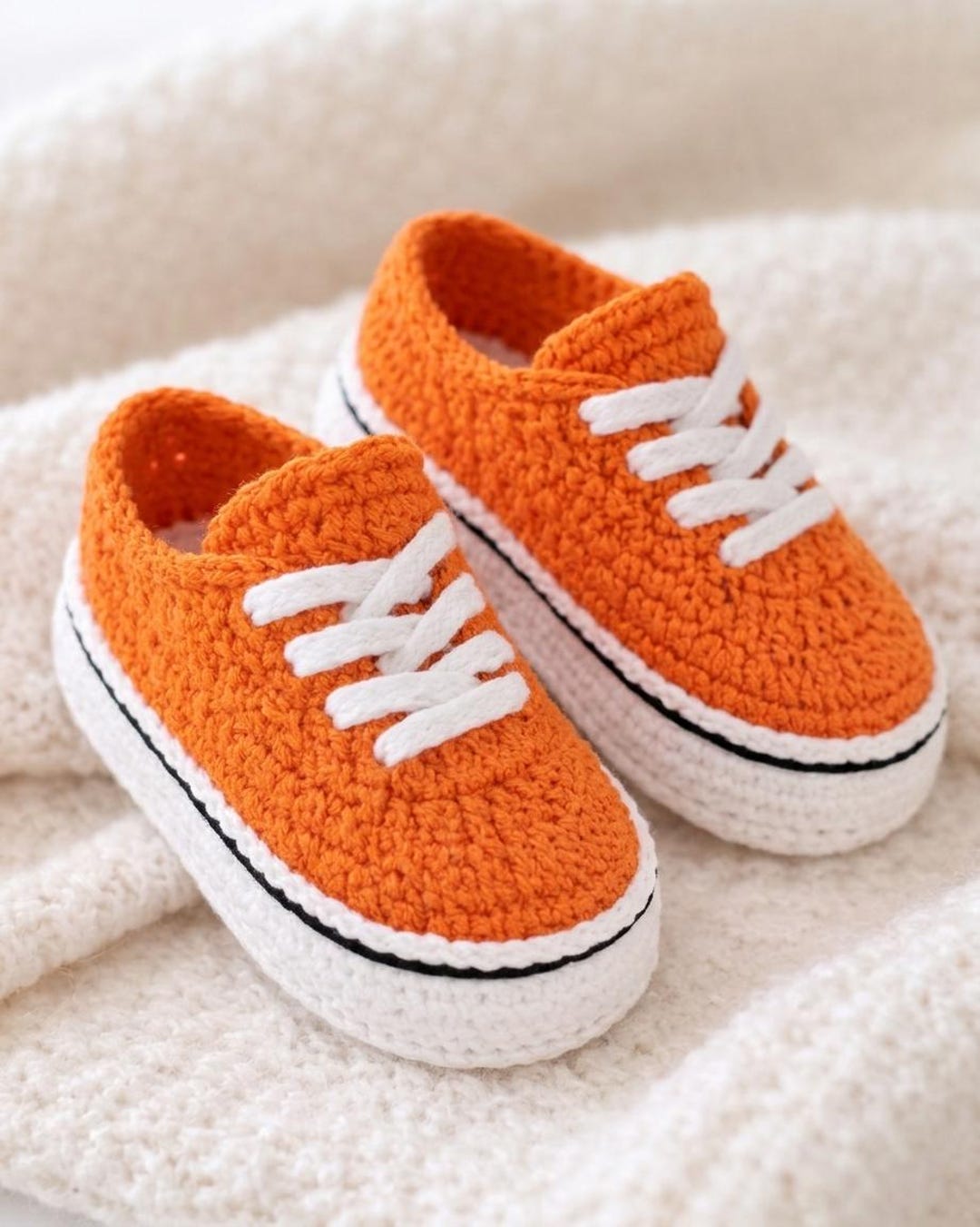 Crochet Pattern Baby Sneakers, Baby Booties | Instant Download PDF - Etsy