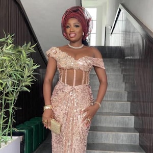 Nigerian Lace Dress Lace Styles - Etsy