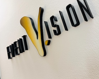 3D Firmenlogo | 3D Druck mit UV Farbdruck | Firmenlogo 3D mit UV Farbdruck | Firmenlogo 3D