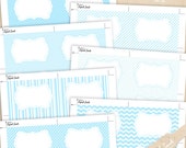 Etykiety do druku-zestaw 24-Gift tag, naklejka, karta, korzyść party, etykieta, karta miejsce, nazwa tag-Instant Download