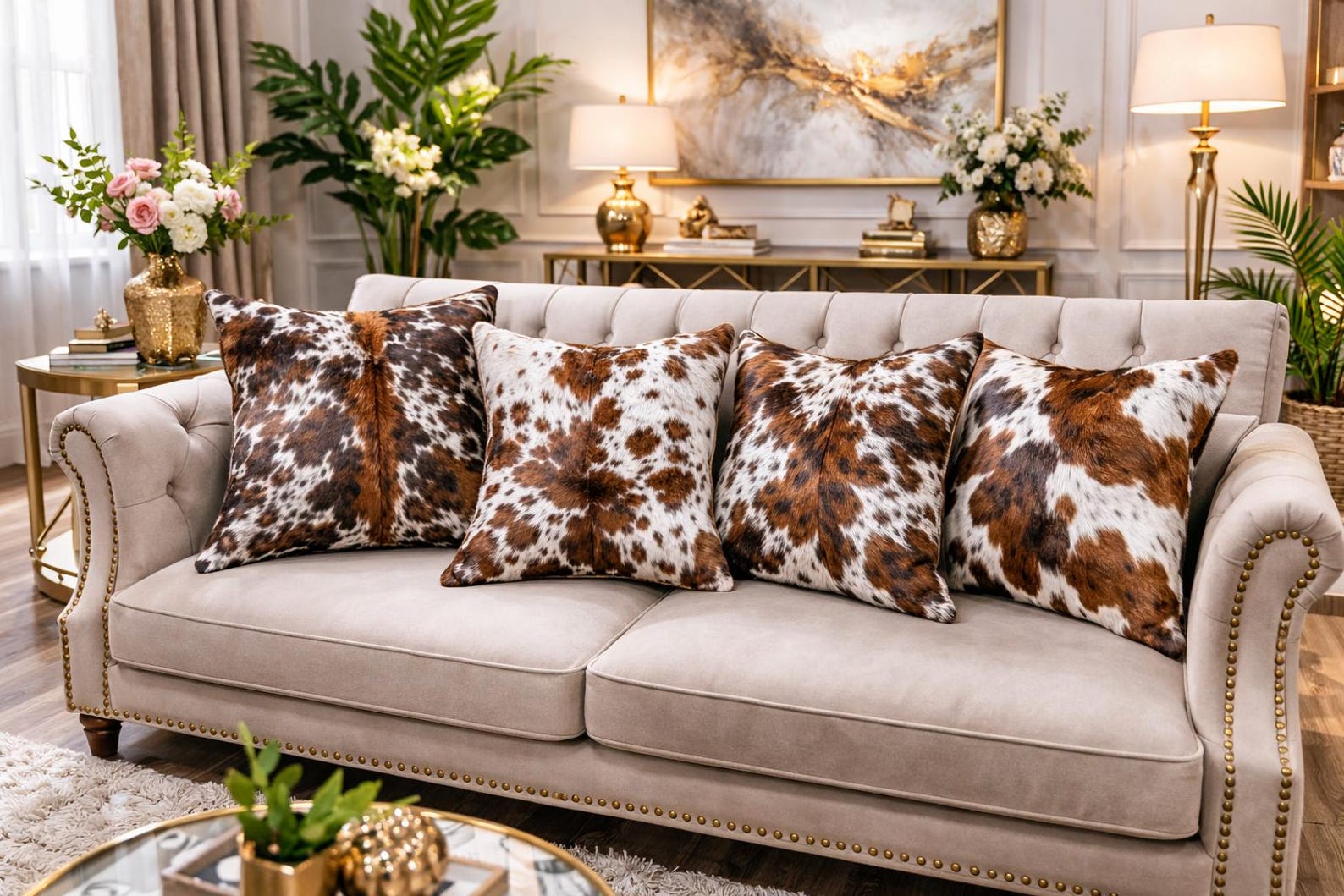 Take A Look About Cowhide Pillow Coverfeed