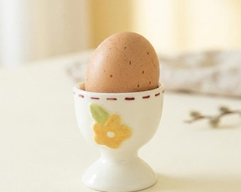 Bunny Egg Cup Ceramic Egg Holder Cute Rabbit Egg Stand Easter Table Decor Kawaii Kitchen Breakfast Cup Gift Idea