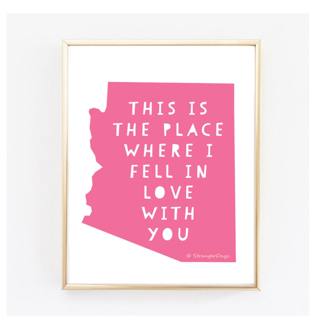 Arizona Printable 8x10 Instant Download Arizona Wall Art Arizona ...