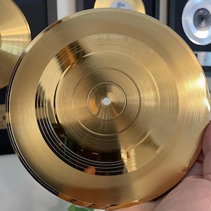 PLATINUM oder GOLD 7" RECORD - Disc only oder mit Ihrer Wahl des Labels