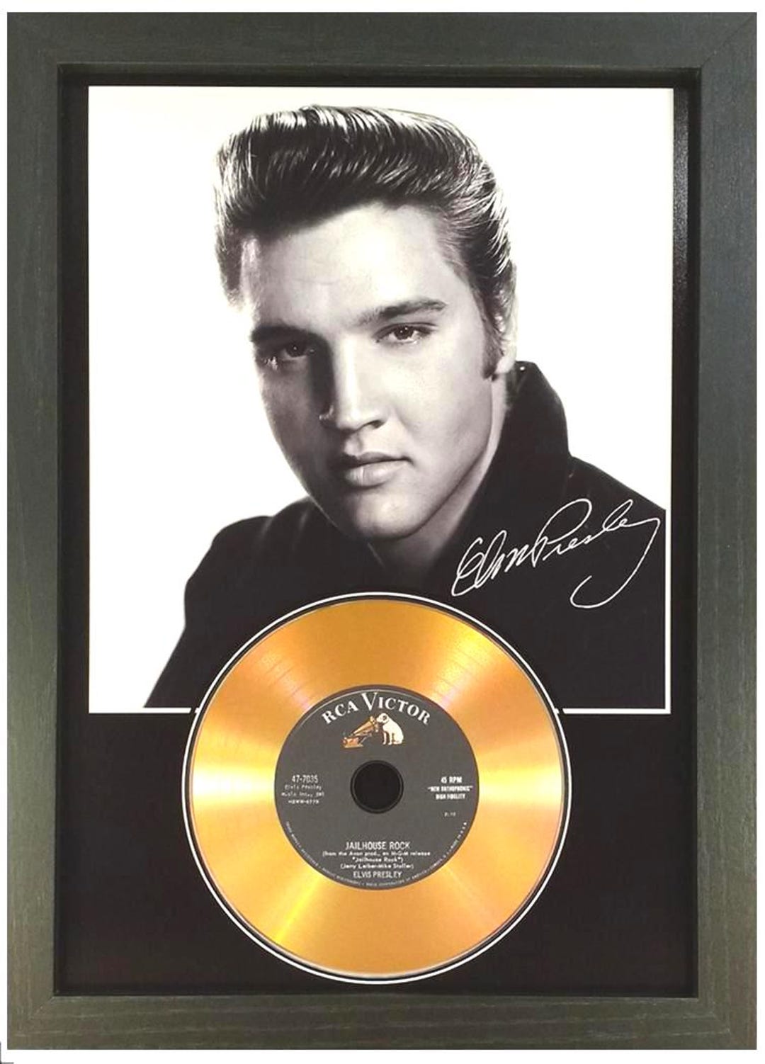 ELVIS PRESLEY - Framed "signed" Photograph With Your Choice of Gold ...