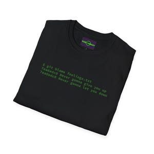 Git + K8's Rickroll T-Shirt | Funny Programmer Tee