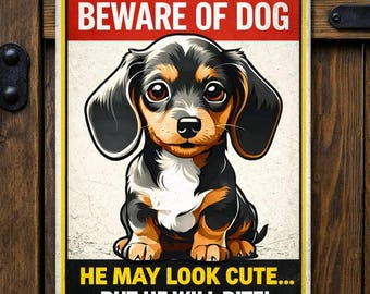 Dog Sign Templates – Printable Warning Sign Template - JPEG - SDR