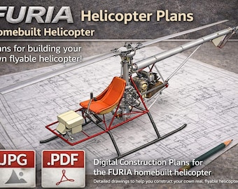 Plans FURIA Helicopter – Homebuilt Helicopter-Drawings PDF-Download-aircraft