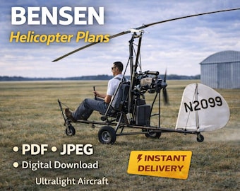 Aircraft Drawings-,,B19,,-Plans | Autogyro Blueprints | Homebuilt Gyroplane ,,B19,,| DIY Aviation Plans -,,B19,,Gyro Copters,• PDF / JPG