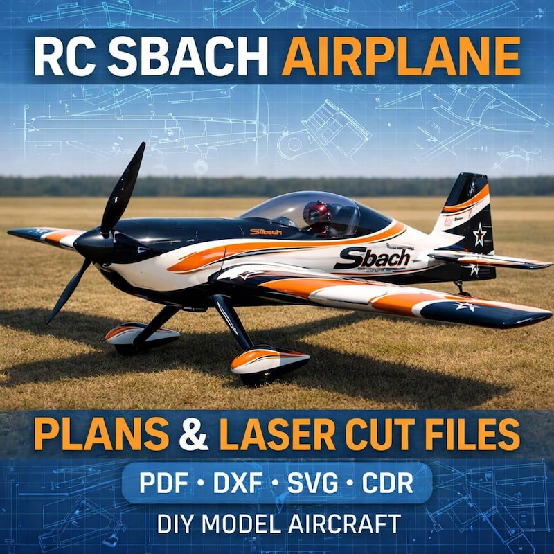 Plan B Rc Racing Rc Plane Laser Cut Plans - Etsy