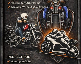 motorcycle templates bundle 25+ bike models garage logos biker emblems motocross chopper cafe racer cdr vector files jpeg pack