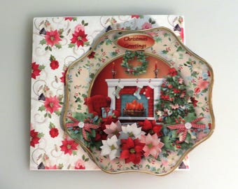 Christmas at home card.