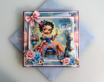 Your time to sparkle note card.